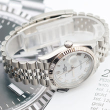 Load image into Gallery viewer, Rolex Datejust ref. 126234 White Roman Dial Jubilee bracelet - Full Set
