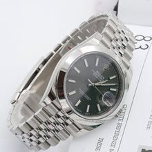 Załaduj obraz do przeglądarki galerii, Rolex Datejust ref. 126300 Slate Gray Dial Jubilee bracelet - Full Set
