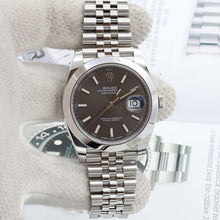 Załaduj obraz do przeglądarki galerii, Rolex Datejust ref. 126300 Slate Gray Dial Jubilee bracelet - Full Set
