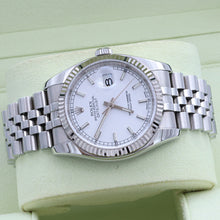 Carica l'immagine nel visualizzatore di Gallery, Rolex Datejust ref. 116234 White Dial - Jubilee - Full Set
