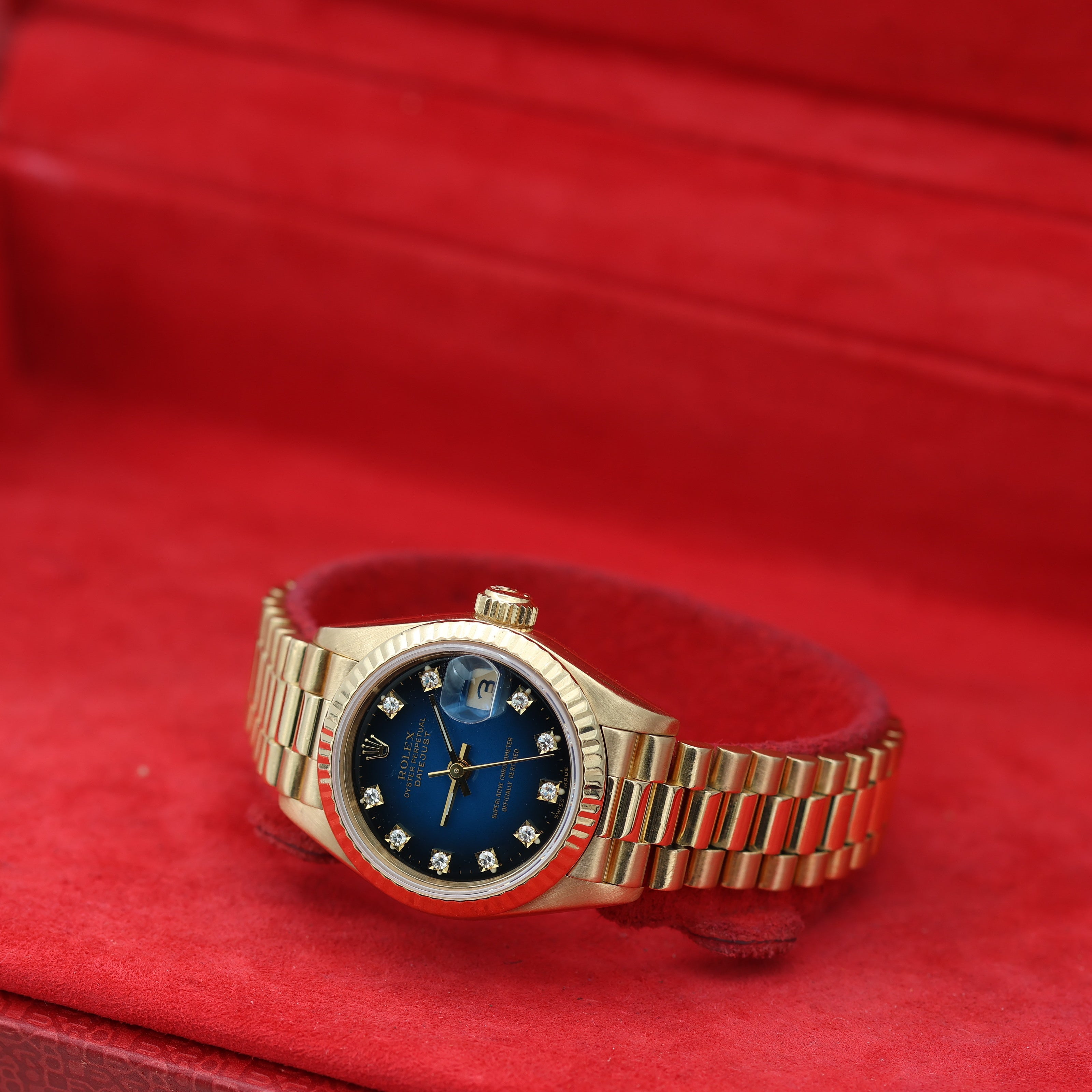 Rolex Lady Datejust ref. 69178 Blue Degradee Diamonds Dial
