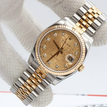 Załaduj obraz do przeglądarki galerii, Rolex Datejust ref. 116233 Computer Champagne Diamonds Dial - Full Set

