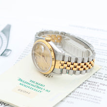 Charger l'image dans la galerie, Rolex Datejust 36 ref. ref. 16233G Champagne Small Diamonds dial - Full set
