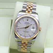Indlæs billede til gallerivisning Rolex Datejust ref. 116203 Silver Dial Jubilee - Full Set
