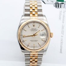 Indlæs billede til gallerivisning Rolex Datejust ref. 116203 Silver Dial Jubilee - Full Set
