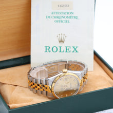 Charger l'image dans la galerie, Rolex Datejust 36 ref. ref. 16233G Champagne Small Diamonds dial - Full set
