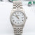 Rolex Datejust ref. 16220 White Roman (Small) Dial - Jubilee Bracelet