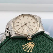 Indlæs billede til gallerivisning Rolex Datejust ref. 1601 - White Gold Bezel - Silver dial (VI) - Full Set
