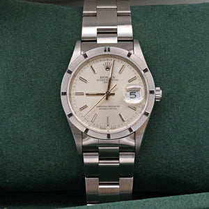Rolex Date ref. 15210 - Silver Dial - Oyster Bracelet