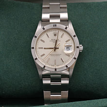 Indlæs billede til gallerivisning Rolex Date ref. 15210 - Silver Dial - Oyster Bracelet
