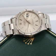 Indlæs billede til gallerivisning Rolex Date ref. 15210 - Silver Dial - Oyster Bracelet

