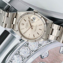 Indlæs billede til gallerivisning Rolex Date ref. 15210 - Silver Dial - Oyster Bracelet
