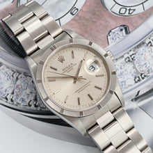 Indlæs billede til gallerivisning Rolex Date ref. 15210 - Silver Dial - Oyster Bracelet
