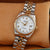 Rolex Datejust ref. 16013 -Steel/Gold - White Roman Dial