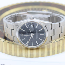 Załaduj obraz do przeglądarki galerii, Rolex Date ref. 15000 Black Dial- Quickset Date - Oyster Bracelet
