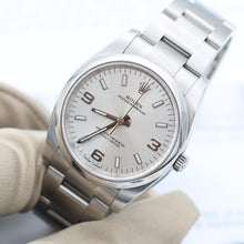Load image into Gallery viewer, Rolex Oyster Perpetual ref. 114200 Dial Silver 3-6-9 - Full Set
