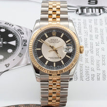 Bild in Galerie-Viewer laden, Rolex Datejust ref. 116233 Silver "Tuxedo" Dial - Jubilee
