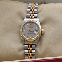 Carica l'immagine nel visualizzatore di Gallery, Rolex Datejust Lady ref. 69173 Steel/Gold - Grey Millennary Diamonds Dial - Jubilee
