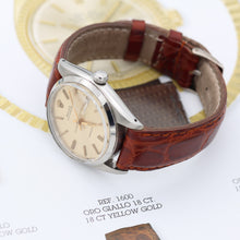 Cargar imagen en el visor de la galería, Rolex Precision ref. 6694 - Champagne Dial with Golden Indexes - Leather Strap
