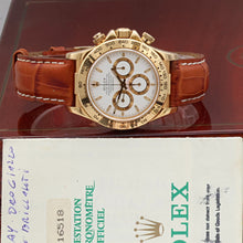 Carregar imagem no visualizador da galeria, Rolex Daytona ref. 16518 - White Dial - Full Set
