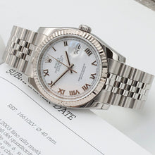Cargar imagen en el visor de la galería, Rolex Datejust ref. 116234 White Roman Dial - Jubilee - Full Set
