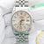 Rolex Datejust ref. 16030 Silver Dial with Golden indexes- Jubilee - Full Set