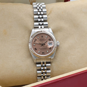 Rolex Lady-Datejust ref. 79174 - Salmon Arabic Dial - Jubilee bracelet