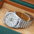 Rolex Datejust ref. 16030 Silver Dial with Golden indexes- Jubilee - Full Set