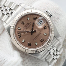 Carica l'immagine nel visualizzatore di Gallery, Rolex Lady-Datejust ref. 79174 - Salmon Arabic Dial - Jubilee bracelet

