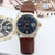 Rolex Datejust ref. 1601 - Blue Dial v2 - Leather strap
