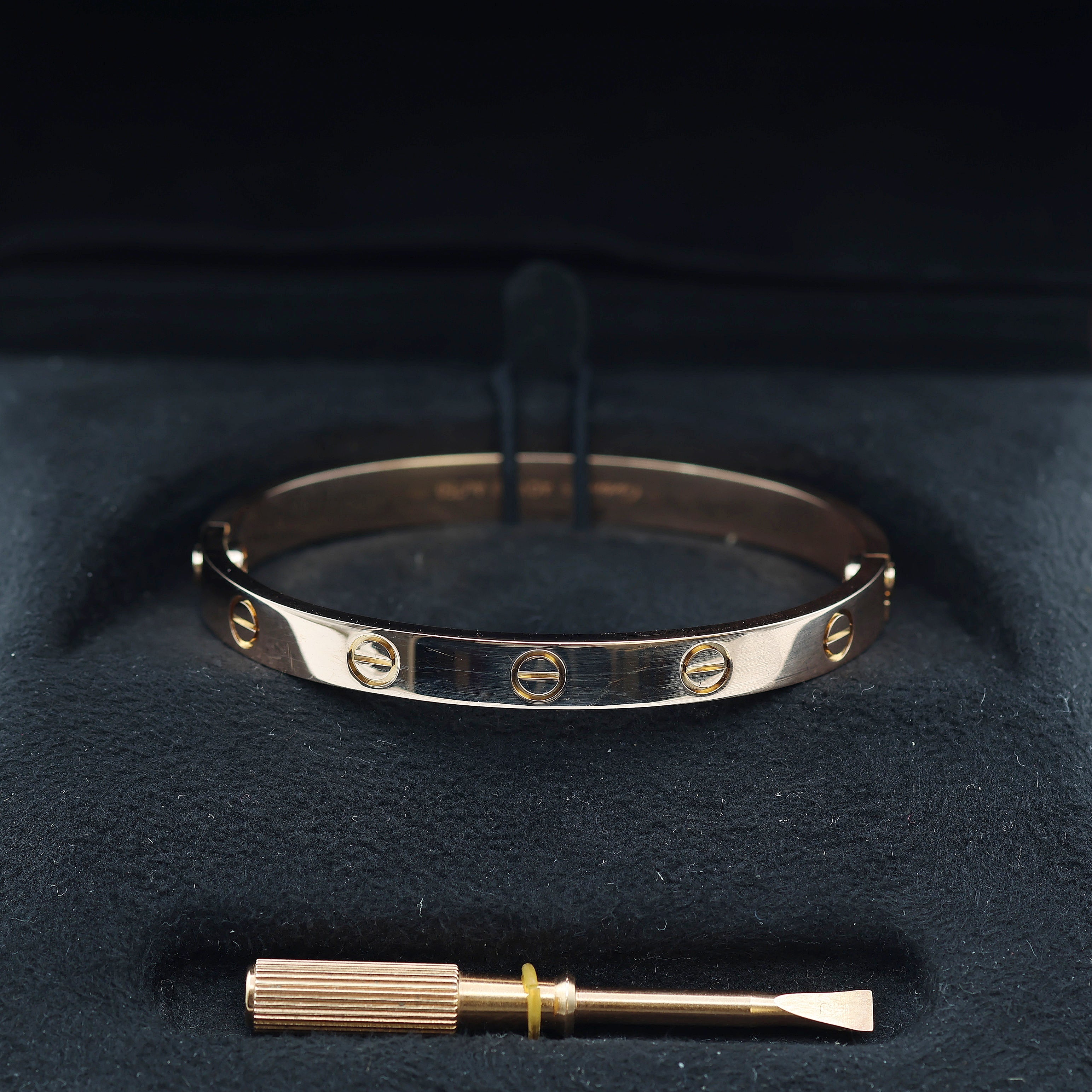 Cartier Love Bracelet 750PG - 16 - with Box and Certificate + Screwdriver