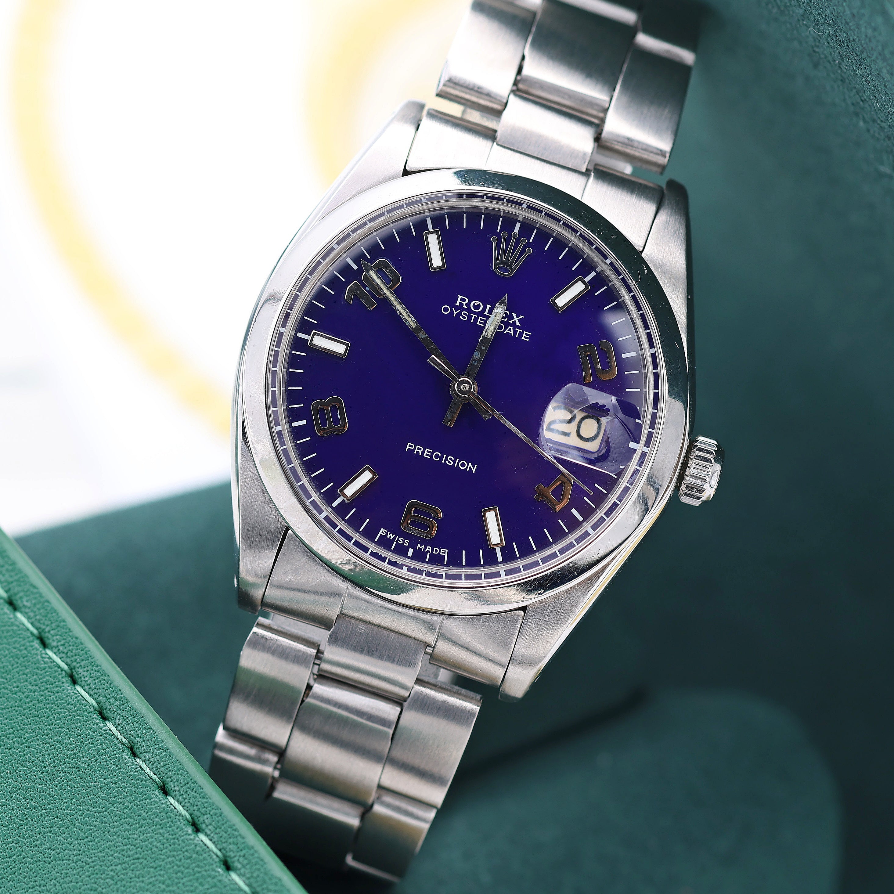 Rolex Precision Date ref. 6694 Blue Arabic Dial - Oyster