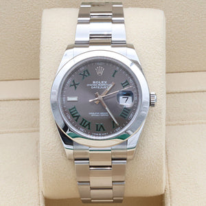 Rolex Datejust ref. 126300 Wimbledon Dial Oyster bracelet - Full Set