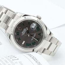 Indlæs billede til gallerivisning Rolex Datejust ref. 126300 Wimbledon Dial Oyster bracelet - Full Set
