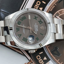 Indlæs billede til gallerivisning Rolex Datejust ref. 126300 Wimbledon Dial Oyster bracelet - Full Set
