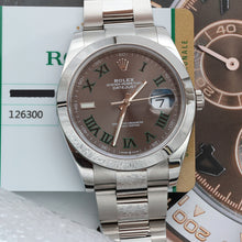 Indlæs billede til gallerivisning Rolex Datejust ref. 126300 Wimbledon Dial Oyster bracelet - Full Set
