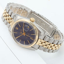 Charger l'image dans la galerie, Rolex Datejust ref. 16013 - Blue Dial - Jubilee - Full Set
