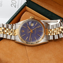 Charger l'image dans la galerie, Rolex Datejust ref. 16013 - Blue Dial - Jubilee - Full Set
