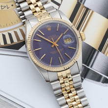 Charger l'image dans la galerie, Rolex Datejust ref. 16013 - Blue Dial - Jubilee - Full Set
