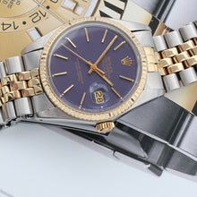 Charger l'image dans la galerie, Rolex Datejust ref. 16013 - Blue Dial - Jubilee - Full Set
