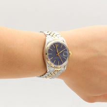 Charger l'image dans la galerie, Rolex Datejust ref. 16013 - Blue Dial - Jubilee - Full Set

