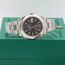 Indlæs billede til gallerivisning Rolex Datejust ref. 126300 Slate Grey Dial Oyster bracelet - Full Set
