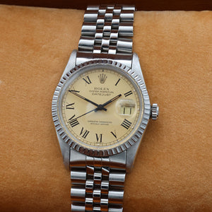 Rolex Datejust ref. 16030 - Jubilee Bracelet - Champagne Buckley Dial