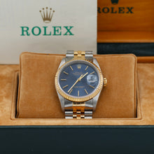 Bild in Galerie-Viewer laden, Rolex Datejust 36 Ref. 16233 Blaues Zifferblatt
