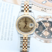 Indlæs billede til gallerivisning Rolex Datejust ref. 179173 Champagne Arabic Dial - Jubilee Bracelet
