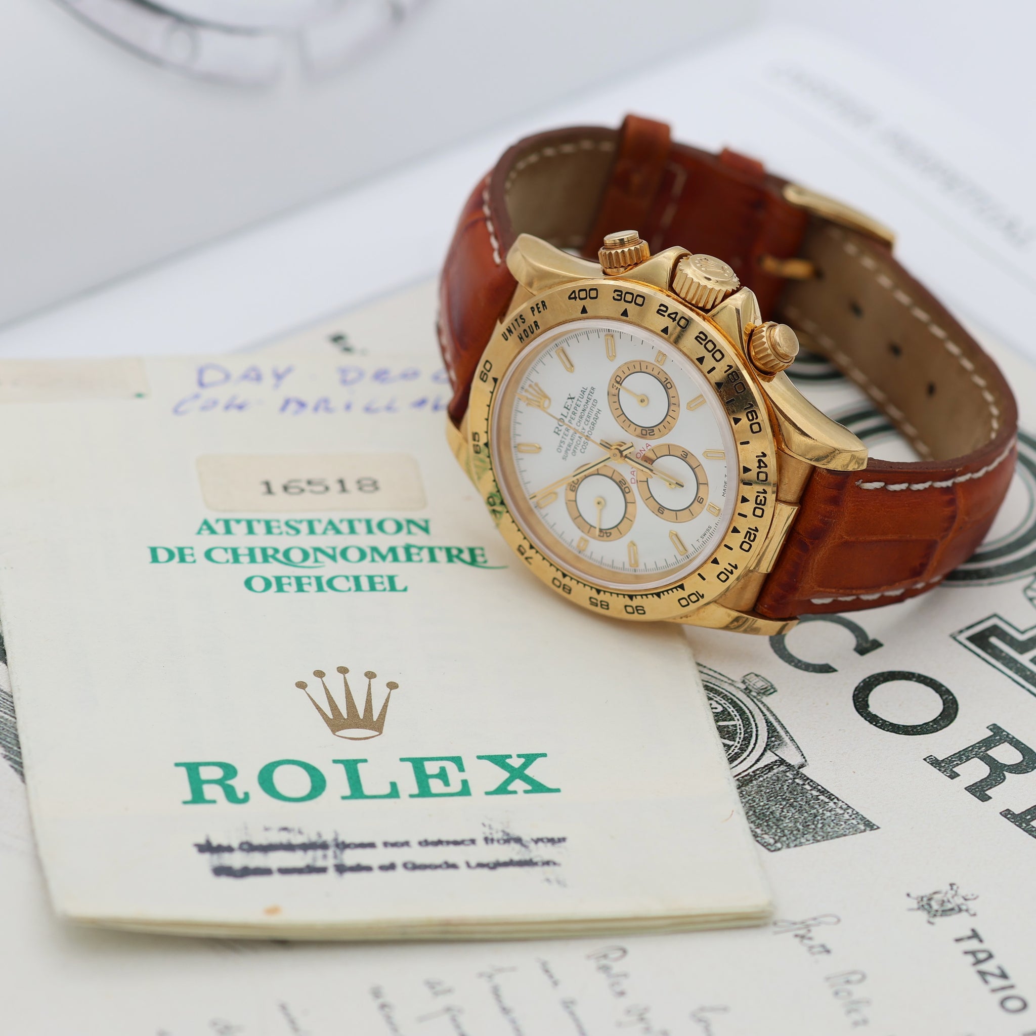 Buy Watch Rolex Daytona 16518 - White Dial – Debonar Watches Sp. z o.o