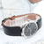 Rolex Air King ref. 5500 Black dial - Leather strap