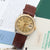 Rolex Datejust 36 ref. 16233 Champagne dial - Leather Strap - Full Set