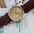 Rolex Datejust 36 ref. 16233 Champagne dial - Leather Strap - Full Set
