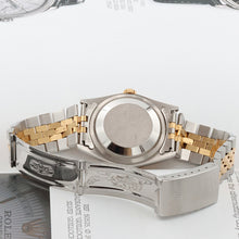 Load image into Gallery viewer, Rolex Datejust 36 ref. ref. 16233G Champagne Big Diamonds dial - Jubilee
